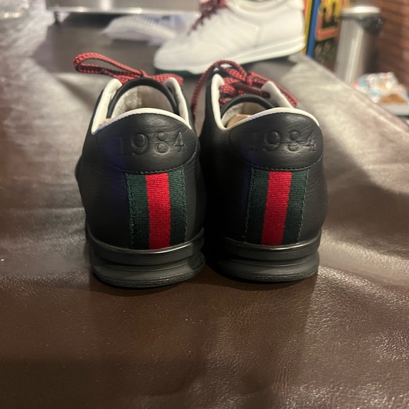 COPY - Gucci 1984 Black Sneakers “DEAD STOCK” US Size 10 Euro 43 - Picture 3 of 5